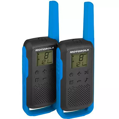PAREJA WALKIE TALKIES 8KM AZUL MOTOROLA