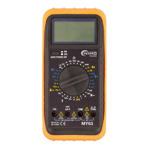 MULTIMETRO DIGITAL MY62/63