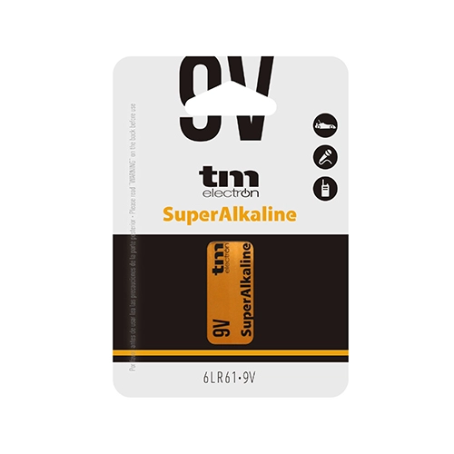 PILA SUPER ALCALINA 6LR61 TM ELECTRON.