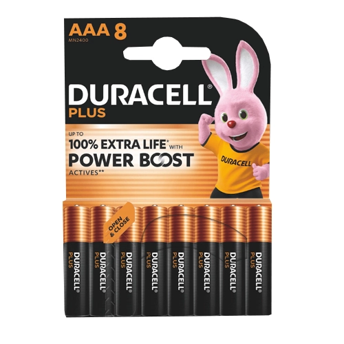 PILA POWER BOOST LR03 DURACELL 8UDS.BLI