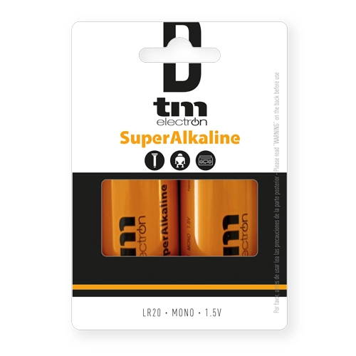 PILA ALCALINA LR20 TME 2UDS.BLISTER