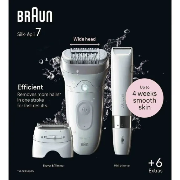 DEPILADORA SILK EPIL SERIES 7 BRAUN - Imagen 2