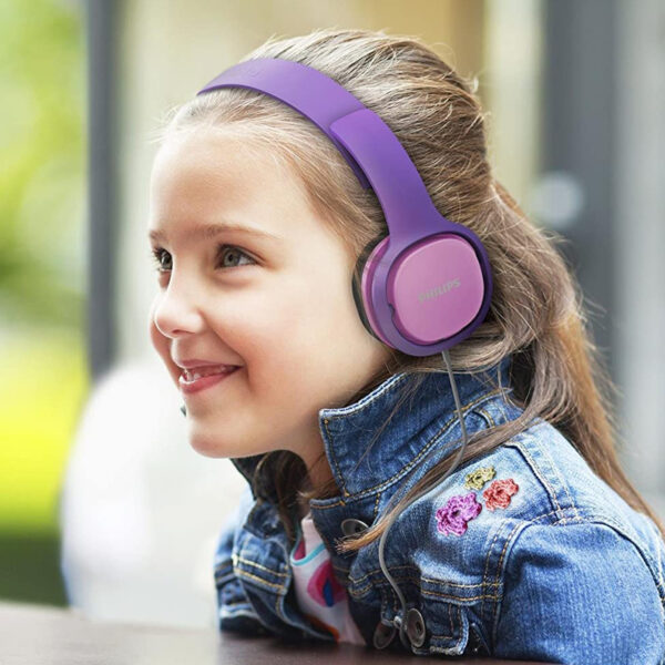 AURICULAR PARA NIÑOS PHILIPS MORADO/ROSA - Image 4
