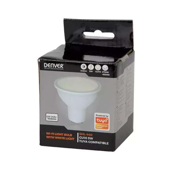 LÁMPARA LED COMP. TUYA GU10 5W DENVER - Image 3