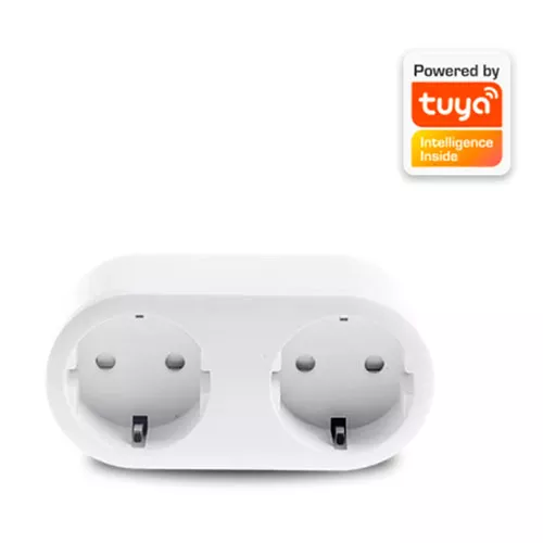 ENCHUFE INTELIGENTE 2 EN 1 COMP. TUYA