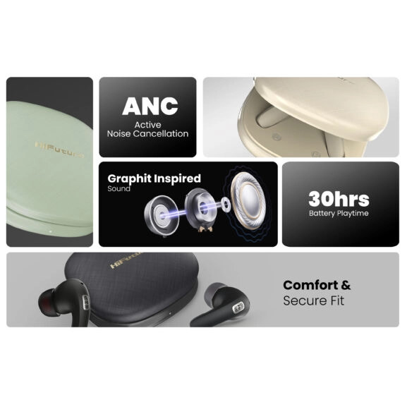 ANC EARBUDS SONICCORE GRIS HIFUTURE - Image 2