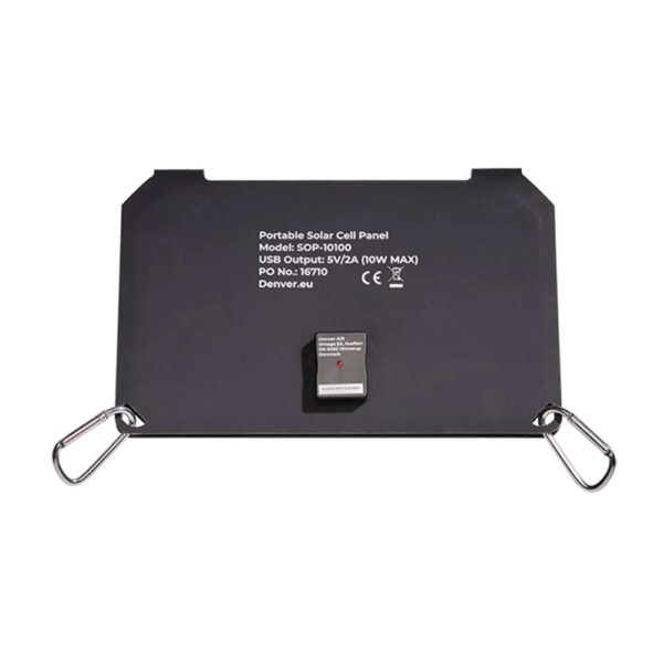 PANEL SOLAR PLEGABLE 10W USB-A DENVER - Image 4