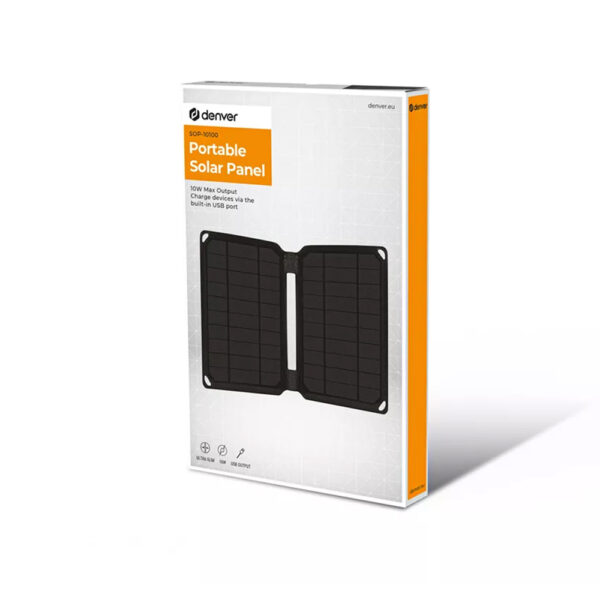 PANEL SOLAR PLEGABLE 10W USB-A DENVER - Image 7