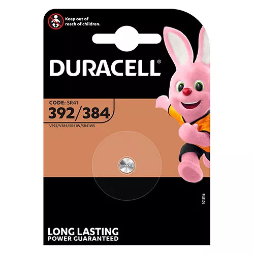 PILA OXIDO DE PLATA 392/384 DURACELL
