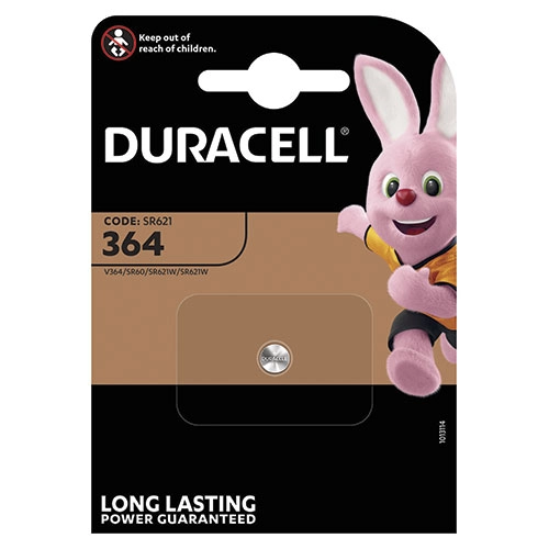PILA OXIDO DE PLATA 364 DURACELL