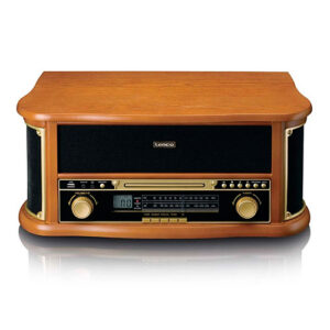 TOCADISCOS RETRO MADERA BT ALTAVOCES
