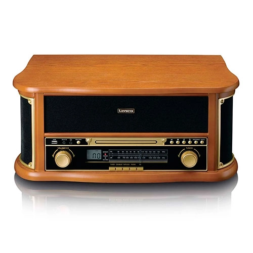 TOCADISCOS RETRO MADERA BT ALTAVOCES