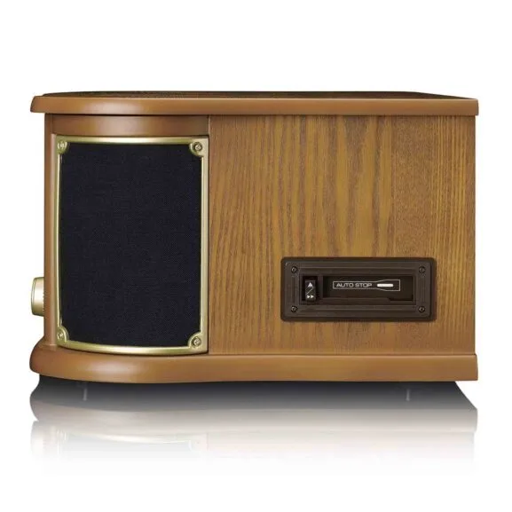 TOCADISCOS RETRO MADERA BT ALTAVOCES - Imagen 5