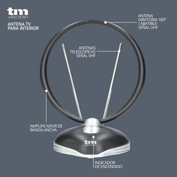 ANTENA INTERIOR AMPLIFICADA 38DB TME - Image 2