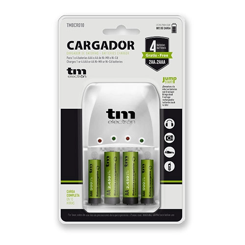 CARGADOR DE BATERÍAS 10H R03/R6 TM
