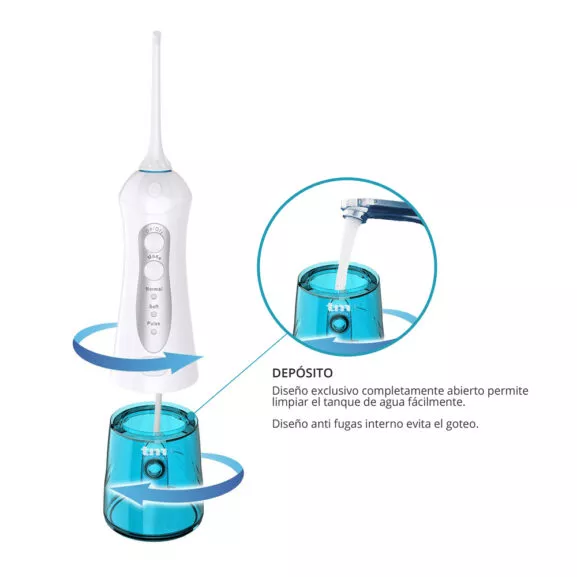 IRRIGADOR BUCAL RECARGABLE 200ML TME - Image 3