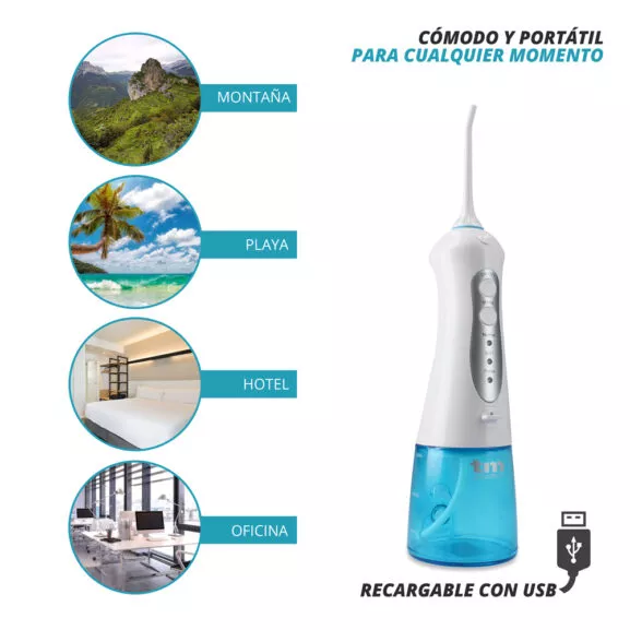 IRRIGADOR BUCAL RECARGABLE 200ML TME - Image 6