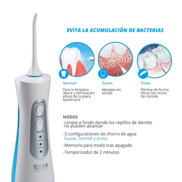 IRRIGADOR BUCAL RECARGABLE 150ML TME - Image 2