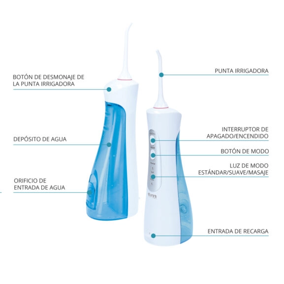 IRRIGADOR BUCAL RECARGABLE 150ML TME - Image 4