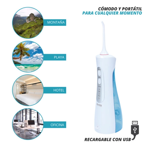 IRRIGADOR BUCAL RECARGABLE 150ML TME - Image 6