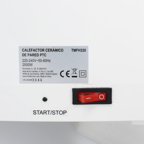 CALEFACTOR ELECTRICO PTC PARED TME - Image 5