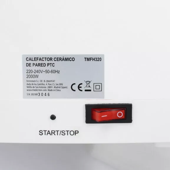 CALEFACTOR ELECTRICO PTC PARED TME - Image 5