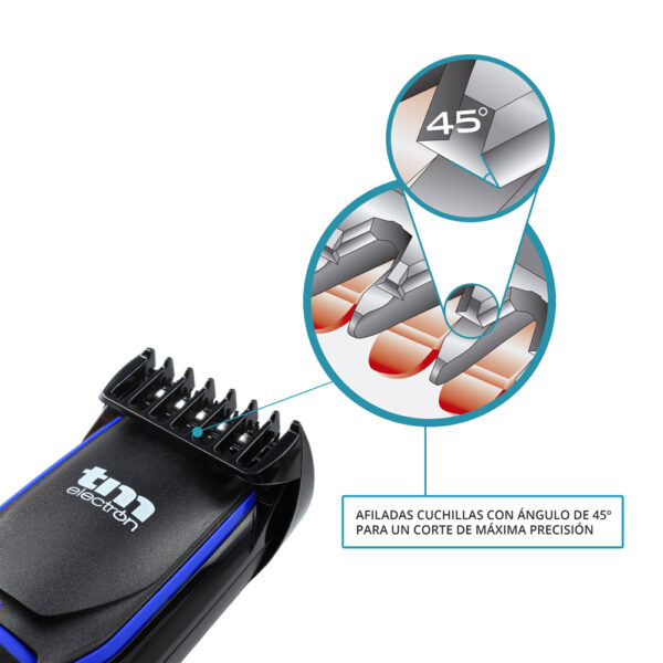 MAQUINA BARBERO REC. USB TM ELECTRON - Image 2