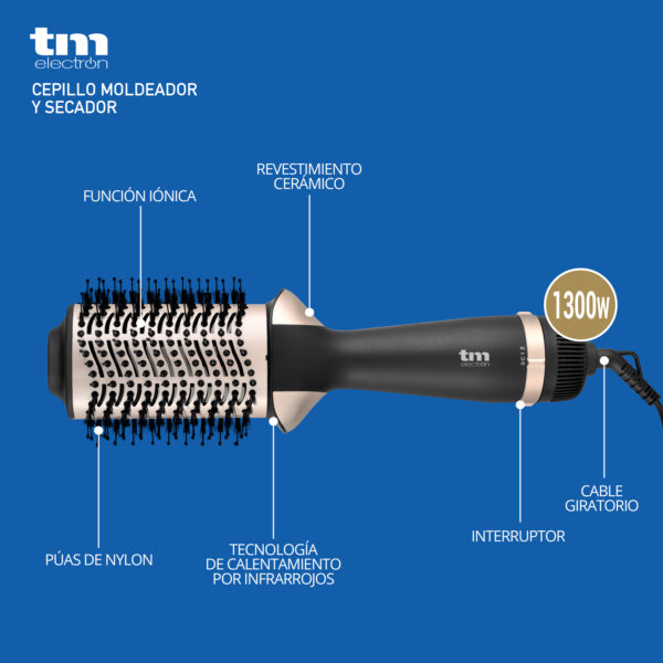 CEPILLO DE PELO MOLDEADOR TM ELECTRON - Image 2