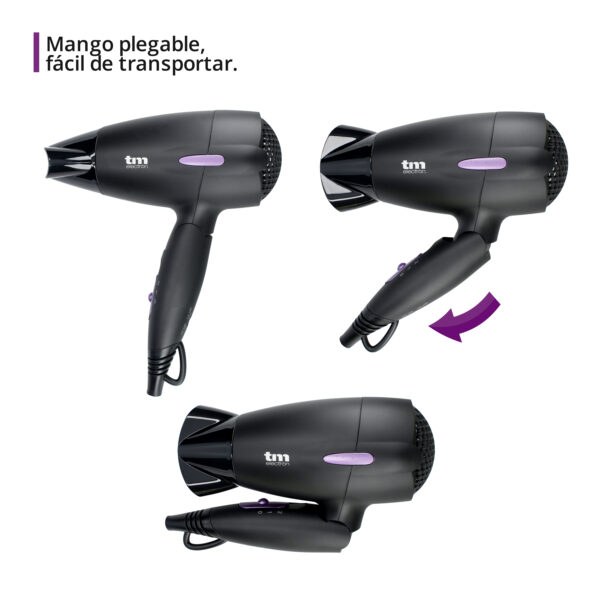 SECADOR DE PELO DE VIAJE 1300W/1500W - Image 4