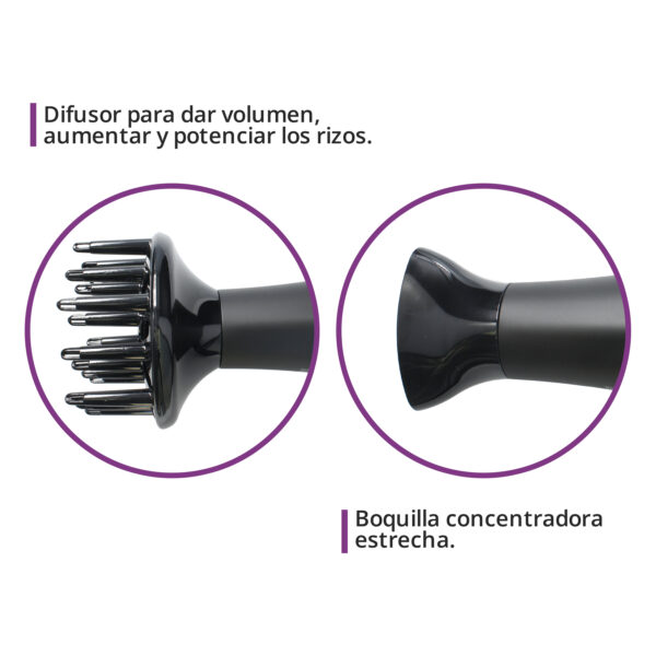 SECADOR DE PELO 2.200W DIFUSOR TME - Image 6