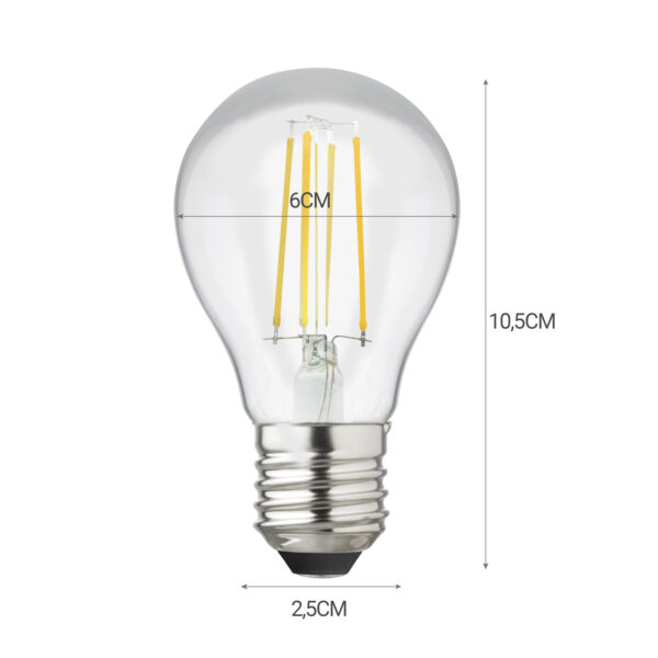 BOMBILLA LED FILAMENTO A60 E27 10W 3.000 - Image 5