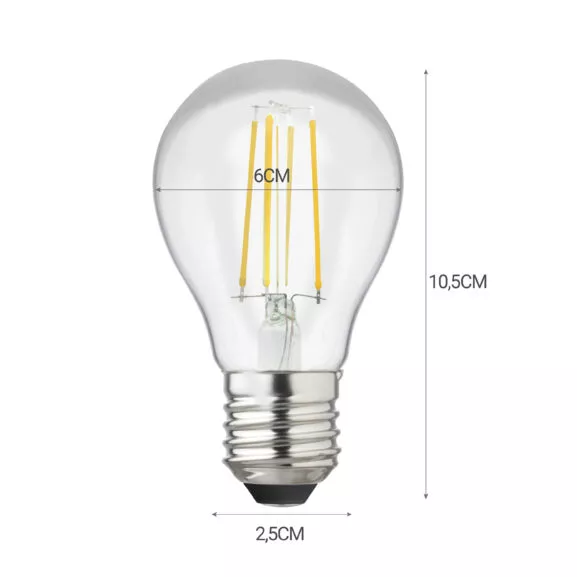 BOMBILLA LED FILAMENTO A60 E27 10W 3.000 - Image 5