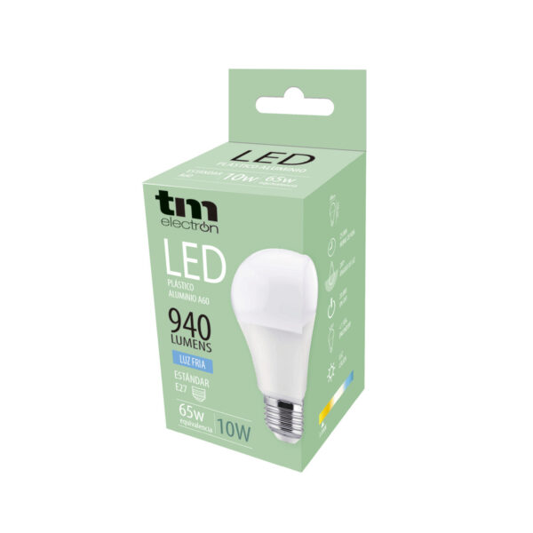 BOMBILLA LED PA ALUM. A60 E27 10W 5.000K - Image 5