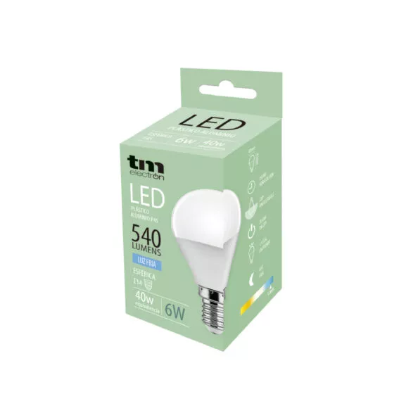BOMBILLA LED PA ALUM. P45 E14 6W 5.000K - Image 5
