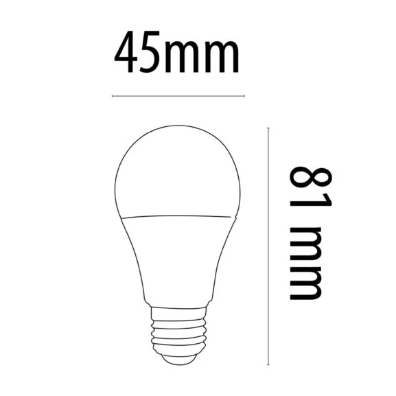 BOMBILLA LED PA ALUM. G45 E27 6W 3.000K - Image 3