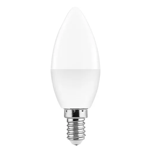 BOMBILLA LED PA ALUM. C37 E14 6W 3.000K