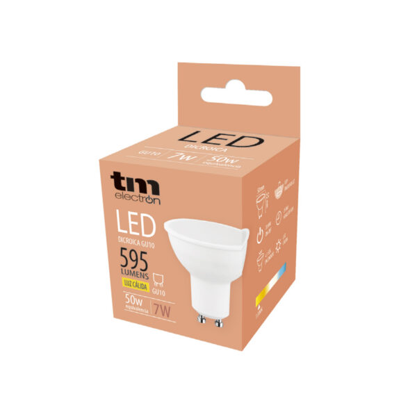BOMBILLA LED DICROICA GU10 7W 3.000K PLA - Image 5
