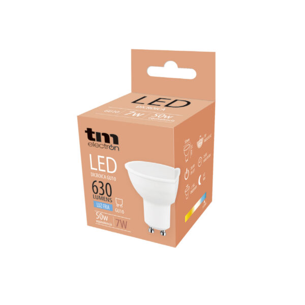 BOMBILLA LED DICROICA GU10 7W 5.000K PLA - Image 5