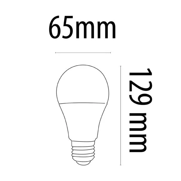 BOMBILLA LED PA ALUM. A65 E27 15W 3.000K - Image 3
