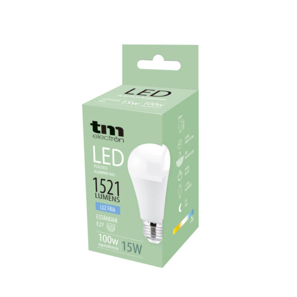 BOMBILLA LED PA ALUM. A65 E27 15W 5.000K - Image 5