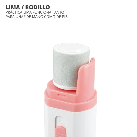 PULIDORA DE UÑAS ELECTRÓNICA ROSA TME - Image 9