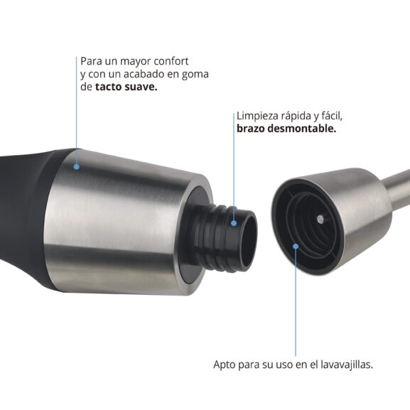 BATIDORA DE MANO 650W CON VASO TME - Image 4