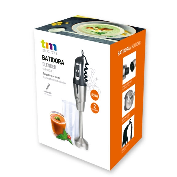 BATIDORA DE MANO 650W CON VASO TME - Image 6