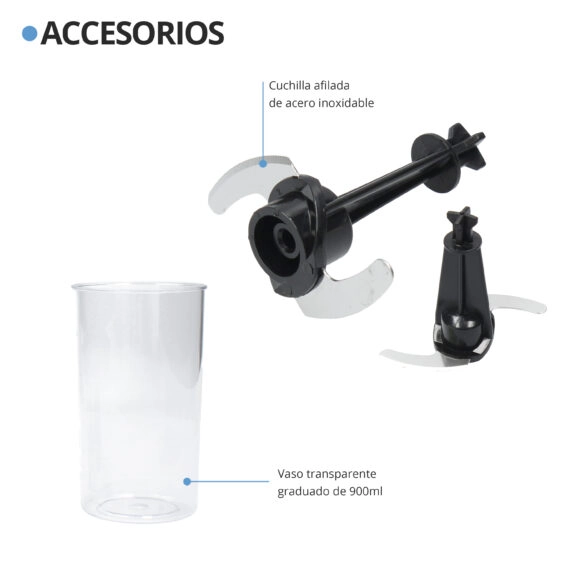BATIDORA DE MANO 1200W CON ACC. TME - Image 7