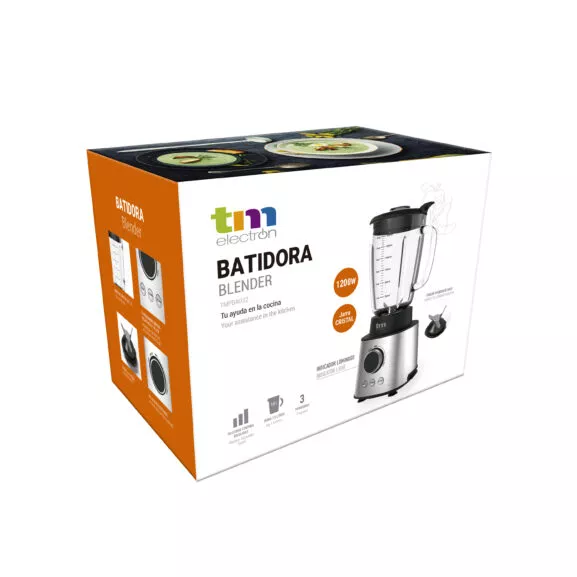 BATIDORA JARRA DE CRISTAL 1.5L 1200W TME - Image 8