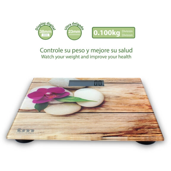 BASCULA DE BAÑO ZEN LCD SLIM TM ELECTRON - Image 2