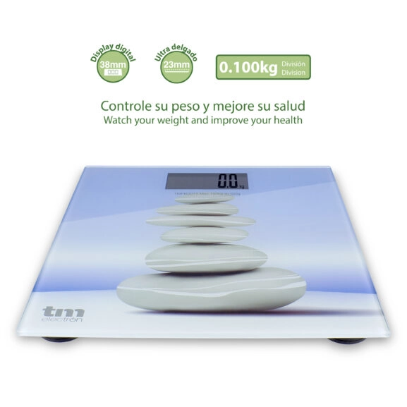 BASCULA DE BAÑO ZEN LCD SLIM TM ELECTRON - Image 2