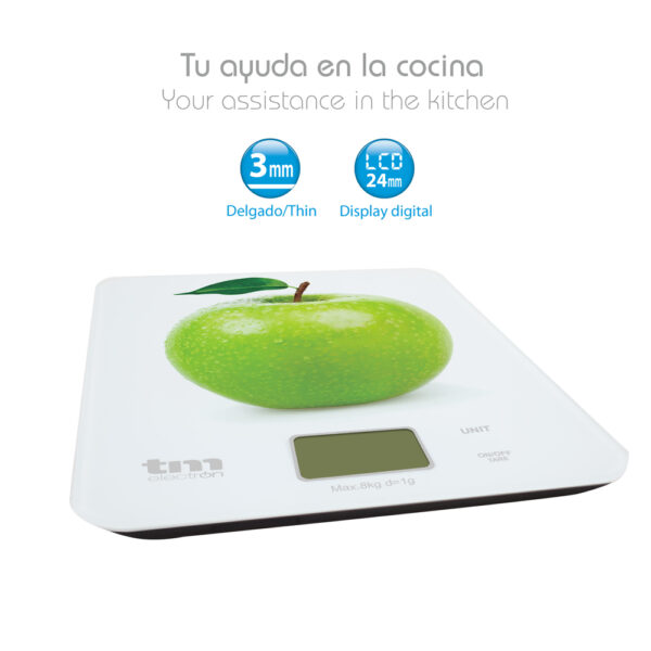 BASCULA DE COCINA MOTIVO MANZANA TM - Image 3
