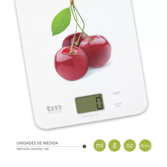 BASCULA DE COCINA MOTIVO CEREZAS TM - Image 4