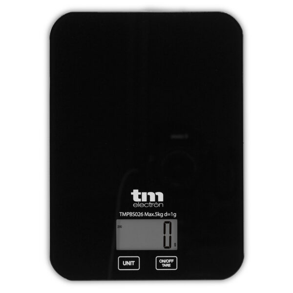 BASCULA DE COCINA 5KG NEGRA TME - Image 2